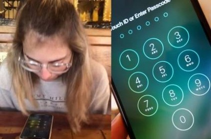 hand free technique of unlocking phone? giels viral act video