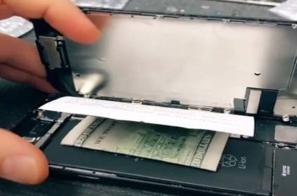 Man asks repair shop to not fix his phone, hide money inside it