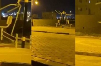 Watch Video: the ghost also has to exercise to stay fit