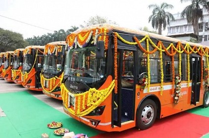10 New electric buses donation to tirupathi temple