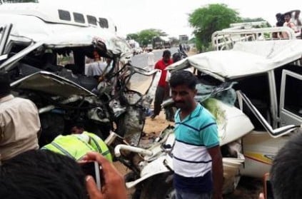 16 killed 5 injured in Jeep Van Accident in Rajasthan