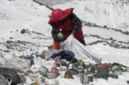 3000 kg of garbage collected from Mt Everest region