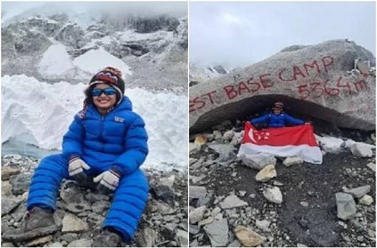 6 Year old indian origin boy reaches Everest Base Camp