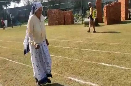 80 Yr old woman from meerut completes 100 m race in 49 secs