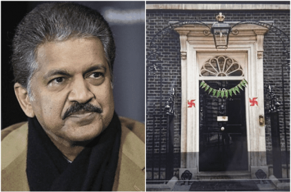 Anand Mahindra tweeted about desi 10 Downing Street