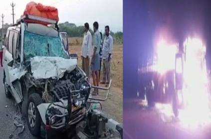 andhra pradesh accident happened in two places 5 died
