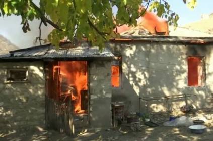 armenia people set fire on their own home azerbaijan armenia conflict