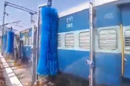 Automated Cleaning Station Train Boxes at Bangalore City