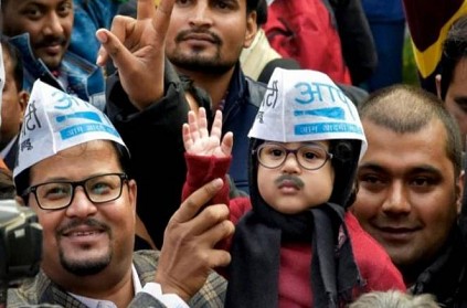 Baby Muffler man special guest at Kejriwal’s Oath taking Ceremony