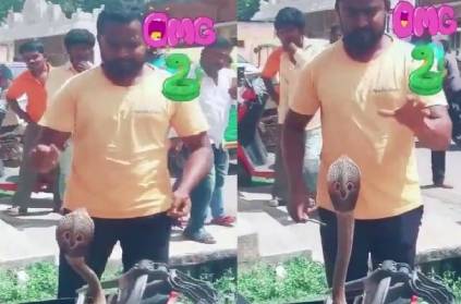 Bangalore man catching a cobra is being shared worldwide