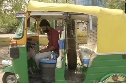 Bhopal Driver Turns Auto into Covid Ambulance