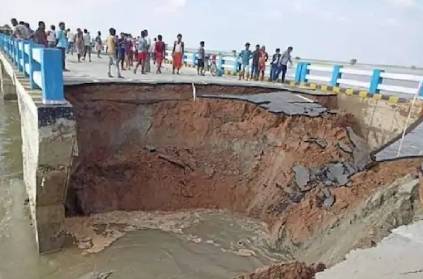 bihar bridge collapse into river after 29 days of inaugural