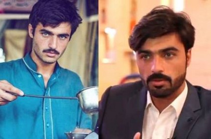 blue eyed pakistani chaiwala arshad khan becomes owner of a Cafe