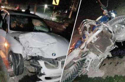 BMW car rams into Royal Enfield, kills 26 year old biker