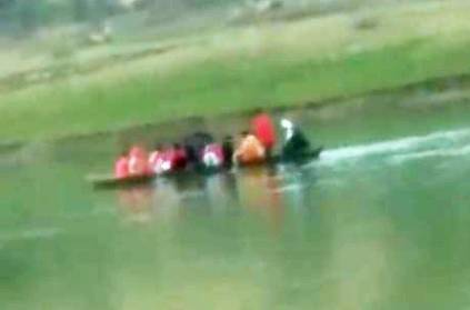 Boat capsizes in river with 10 people after attending religious feast