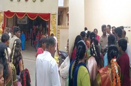 Bride stops marriage at the last minute in Mysore