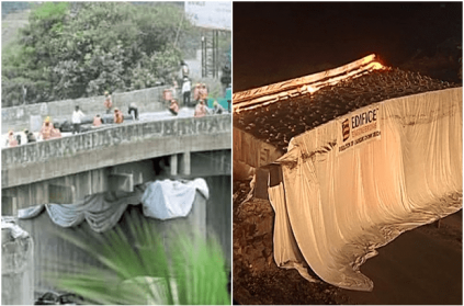 Bridge Demolished Through Controlled Explosion In Pune video