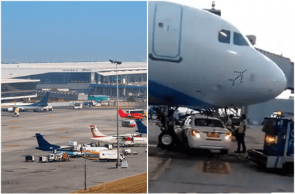 Car Under IndiGo Plane At Delhi Airport Collision Narrowly Averted