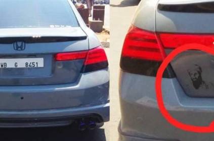 car with sticker of osama bin laden seized in kollam