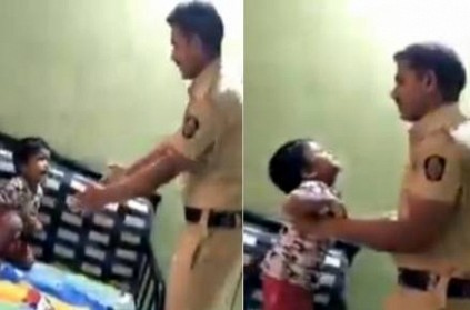 child crying to stop his cops father going amid coronalockdown