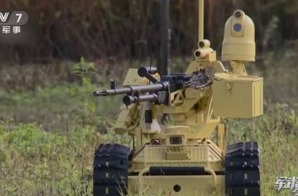 CHINA UNVEIL THE REMOTE CONTROL SHARP CLAW 1 ROBOTIC TANK