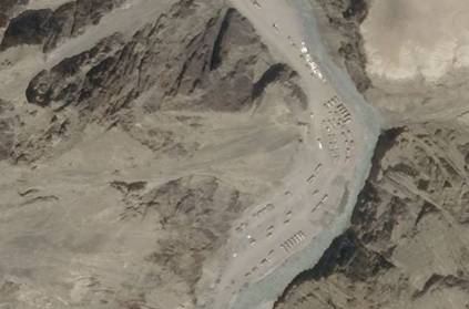 Chinese Bring in Bulldozers, block the flow of the Galwan river