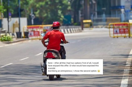 Customer about food delivery issue in his post deepinder goyal respond