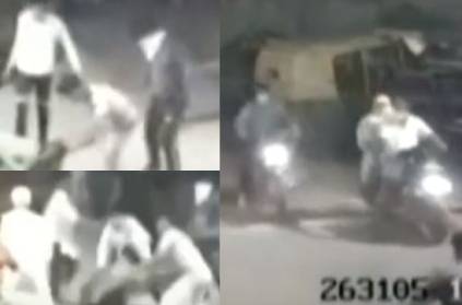 delhi juveniles stab man for stopping bike stunts shocking video