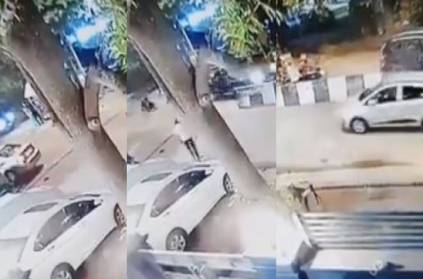 Delhi woman drives BMW into 4 per people video makes shocked