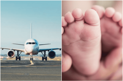 flight attendant consoles crying toddler onboard video