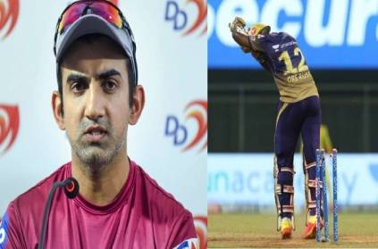 Gautam Gambhir has praised Dhoni\'s captaincy Russell wicket