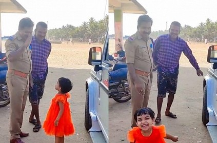 Girl salutes Police Officer in Kerala video Goes Viral