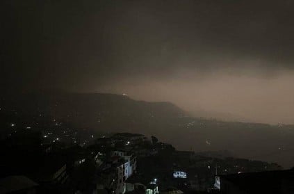 Heavy Storm and Rain in Mizoram Turns Night At Noon