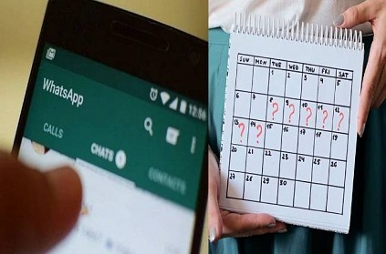 here is new whatsapp feature menstrual cycle tracker