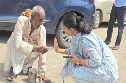 IAS officer in UP gesture for disabled elderly man goes viral
