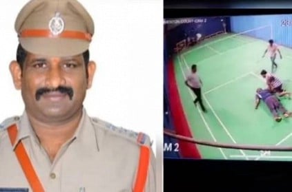 Inspector Bhagavan Prasad died of heart attack while playing shuttle