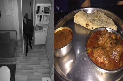 Jharkhand thieves corona sealed house cooked mutton chapatis