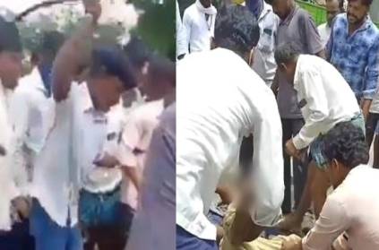 karnataka dalit man beaten for touching upper caste bike
