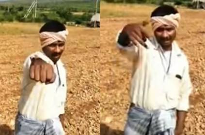 Karnataka farmer sings Justin Bieber\'s hit song Baby on field in viral