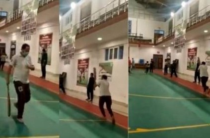 Kashmir : Corona Patients Playing Cricket in Isolation Ward
