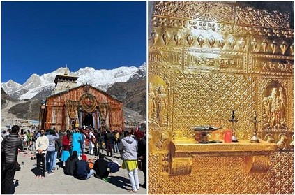 Kedarnath Temple Walls Ceiling Decorated With 550 Gold Layers