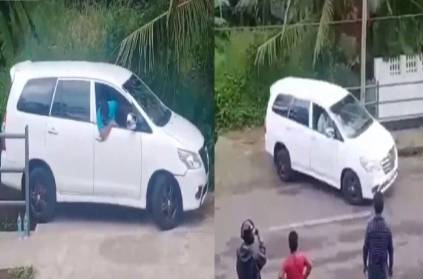 kerala person parking car gracefull viral video social media