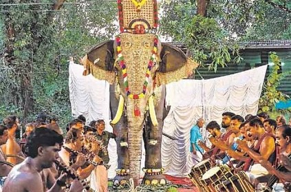 Kerala robotic elephant used in temple function first time in country