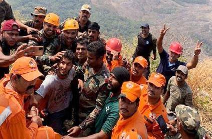 Kerala youth rescued after 2 days trapped in hills