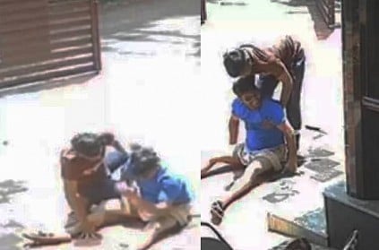 kerala youth slips from terrace brother save him