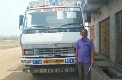 lorry driver Rs 1,000 driving without a helmet in Odisha.