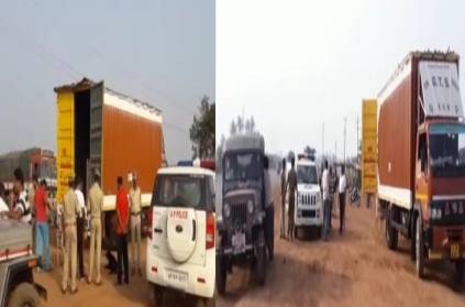 lorry hijacked with 12 crore worth of cell phones highway