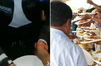 Madhya Pradesha MBA student eat food in uninvited wedding wash dishes