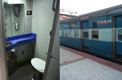 man body found inside train bathroom toilet police enquiry