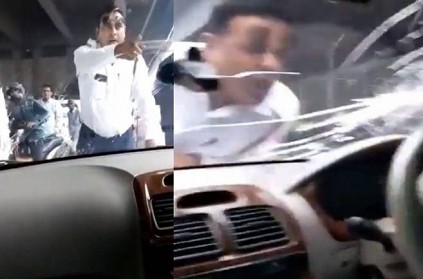Man dragging traffic cop on car\'s bonnet goes viral